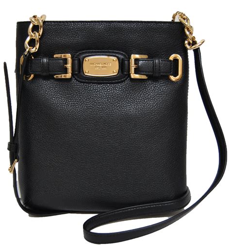 michael kors hamilton large crossbody black leather|Michael Kors Hamilton Crossbody Bags & Handbags for Women.